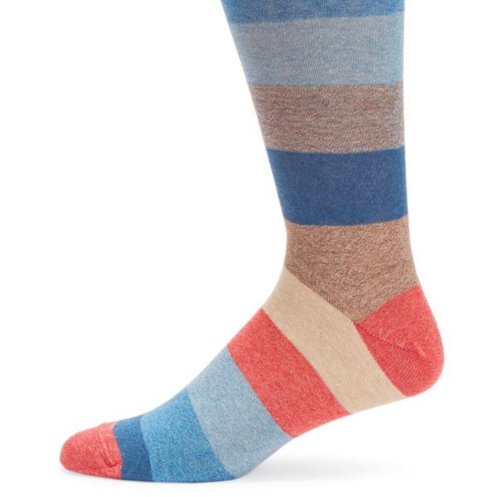 SAKS FIFTH AVENUE
COLLECTION Colorblock Striped Knit Socks